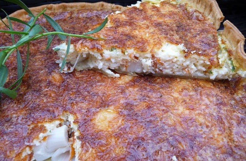 image tarte au crabe